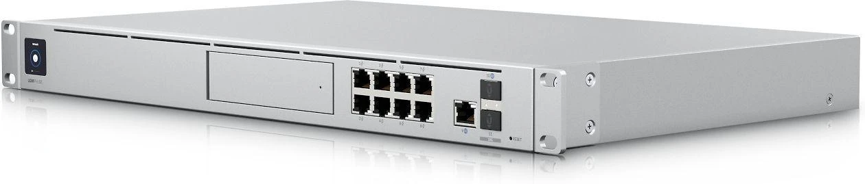 Šakotuvas Ubiquiti | „Viskas viename“ maršrutizatorius ir apsaugos šliuzas | UDM-SE | Nėra „Wi-Fi“ | 10/100/1000/2500 Mbit/s | Ethernet LAN (RJ-45) jungtys 8 | Palaikomas tinklelis | MU-MiMO Ne | Nėra mobiliojo plačiajuosčio ryšio