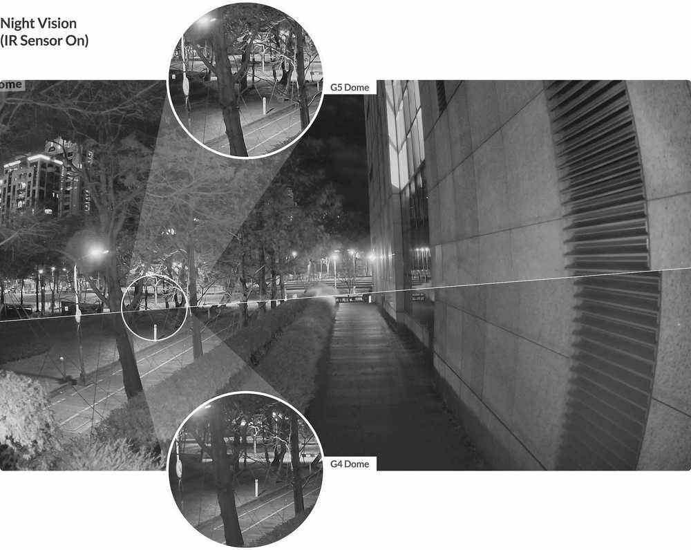 UBIQUITI UVC-G5 kupolinė vaizdo kamera lauko sąlygoms, 2k POE, „MagicZoom“ infraraudonųjų spindulių mikrofonas