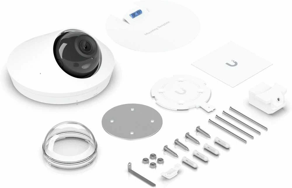 UBIQUITI UVC-G5 kupolinė vaizdo kamera lauko sąlygoms, 2k POE, „MagicZoom“ infraraudonųjų spindulių mikrofonas