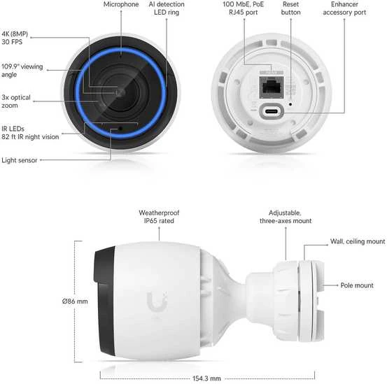 UbiQuiti UniFi Protect UVC-G5-PRO - Netzwerk-Überwachungskamera