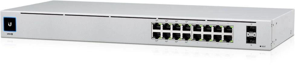 Šakotuvas UBIQUITI USW-16-POE EU jungiklis 16 prievadų 42W POE 2xSFP