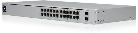 Šakotuvas UBIQUITI 24 prievadų Gigabit UniFi L2 jungiklis + 2x 1G SFP jungtys