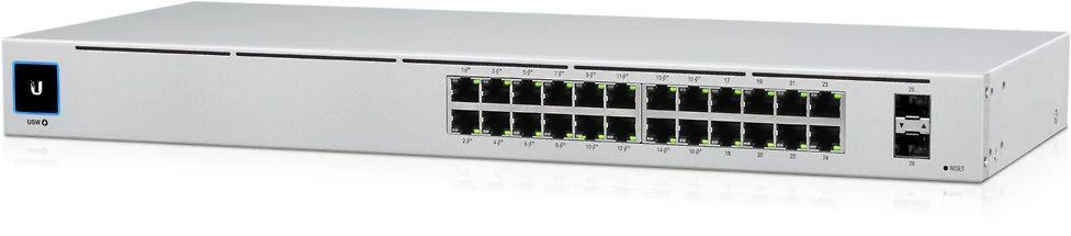 Maršrutizatorius UBIQUITI 24 prievadų gigabito UniFi komutatorius, 16 PoE+, 2 SFP prievadai