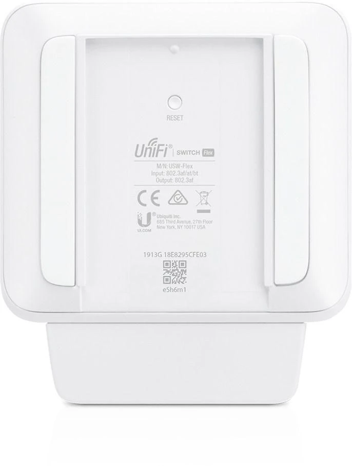 Maršrutizatorius „Ubiquiti USW-Flex“ vidinis/lauko 5 prievadų „Poe“ gigabito komutatorius su 802.3bt įvesties maitinimo palaikymu | „Ubiquiti“