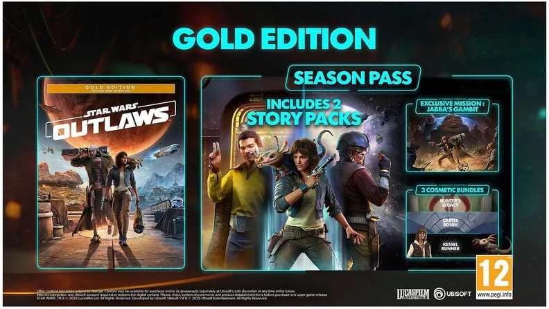 „Ubisoft Star Wars Outlaws Gold Edition“ („Switch 2“)