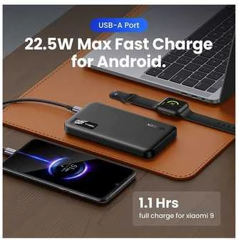 LiPo išorinis akumuliatorius (Powerbank) 10000mAh 22.5W USB-C, USB PB311 UGREEN