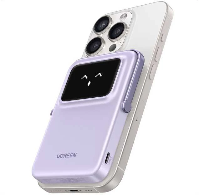 Ugreen Uno PB571 5000 mAh USB-C 20W violetinė
