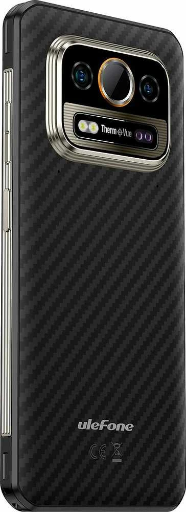Mobilus telefonas - ULEFONE ARMOR 25T 6GB RAM 256GB Atmintis 50MP Kamera Šalčio Juoda