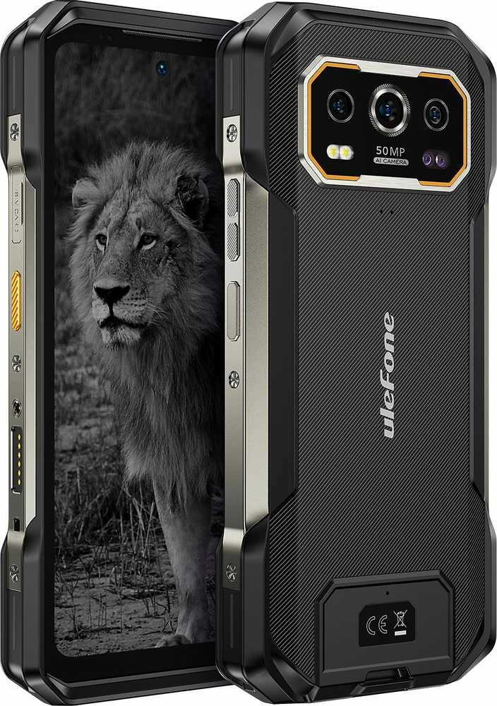 Mobilus telefonas - ULEFONE ARMOR 27 PRO 12GB RAM 256GB 5G 50MP Juodas
