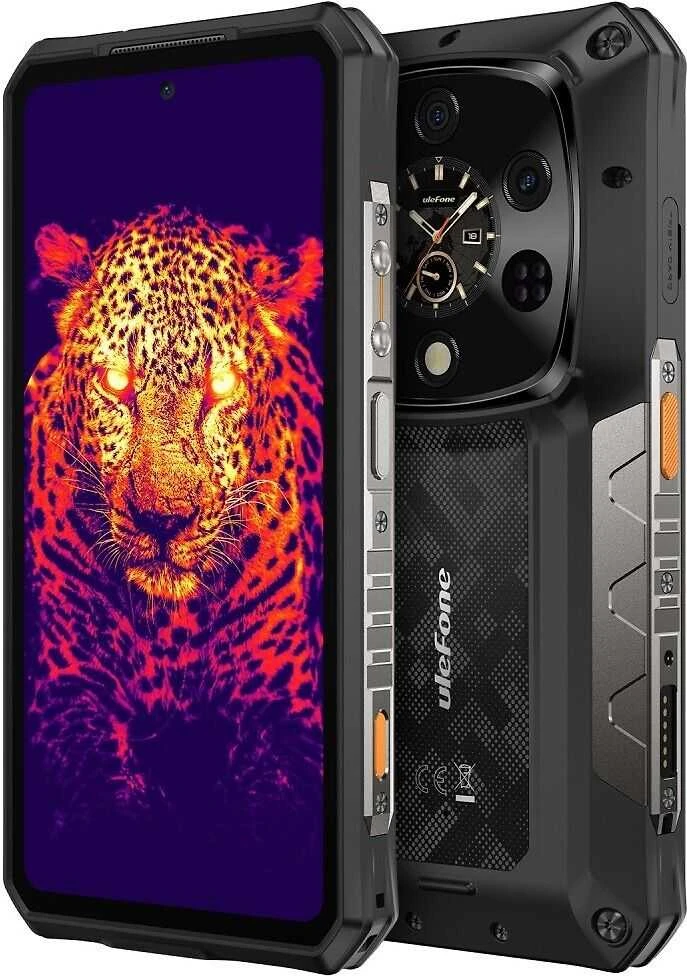 Išmanusis telefonas Ulefone Armor 28 Ultra Thermal phone, 1TB/16GB, juodas | Be pakrovėjo
