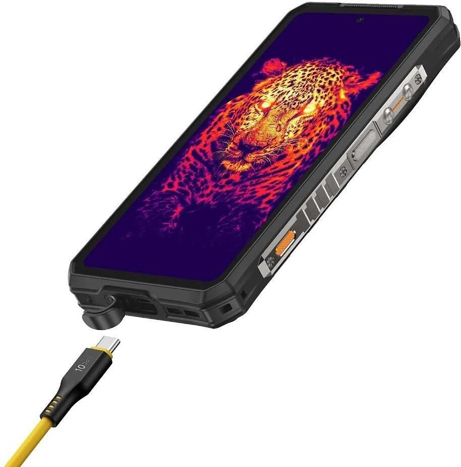 Išmanusis telefonas Ulefone Armor 28 Ultra Thermal phone, 1TB/16GB, juodas | Be pakrovėjo