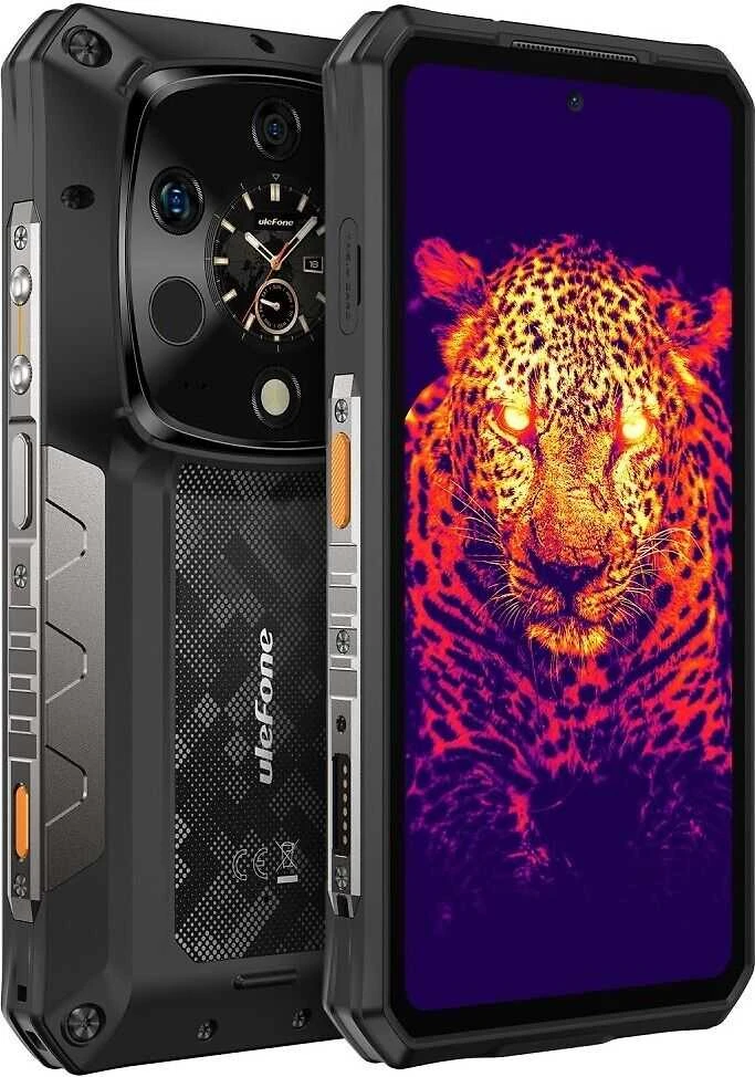 Išmanusis telefonas Ulefone Armor 28 Ultra Thermal phone, 1TB/16GB, juodas | Be pakrovėjo