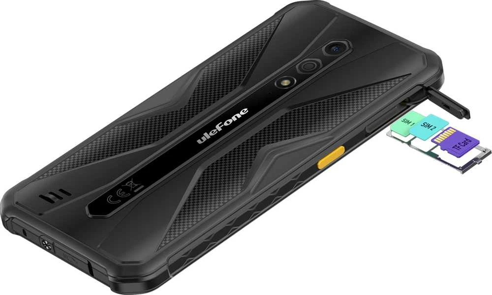 Mobilus telefonas - Ulefone Armor X12 Pro 4GB 64GB 5.45" HD+ 13MP NFC Dual SIM Juodas