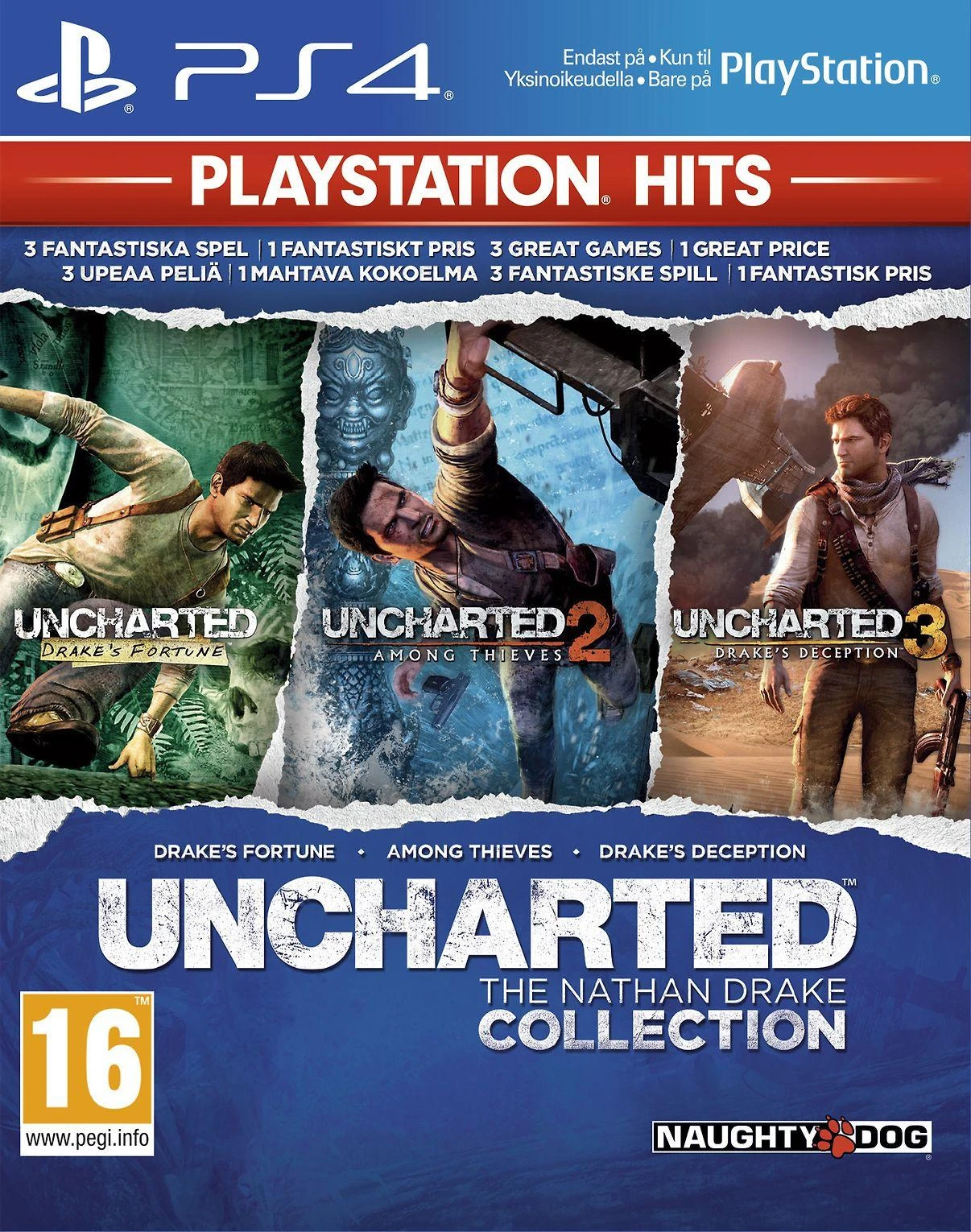 Sony Uncharted: The Nathan Drake Collection (Playstation Hits) (Nordic) - PlayStation 4