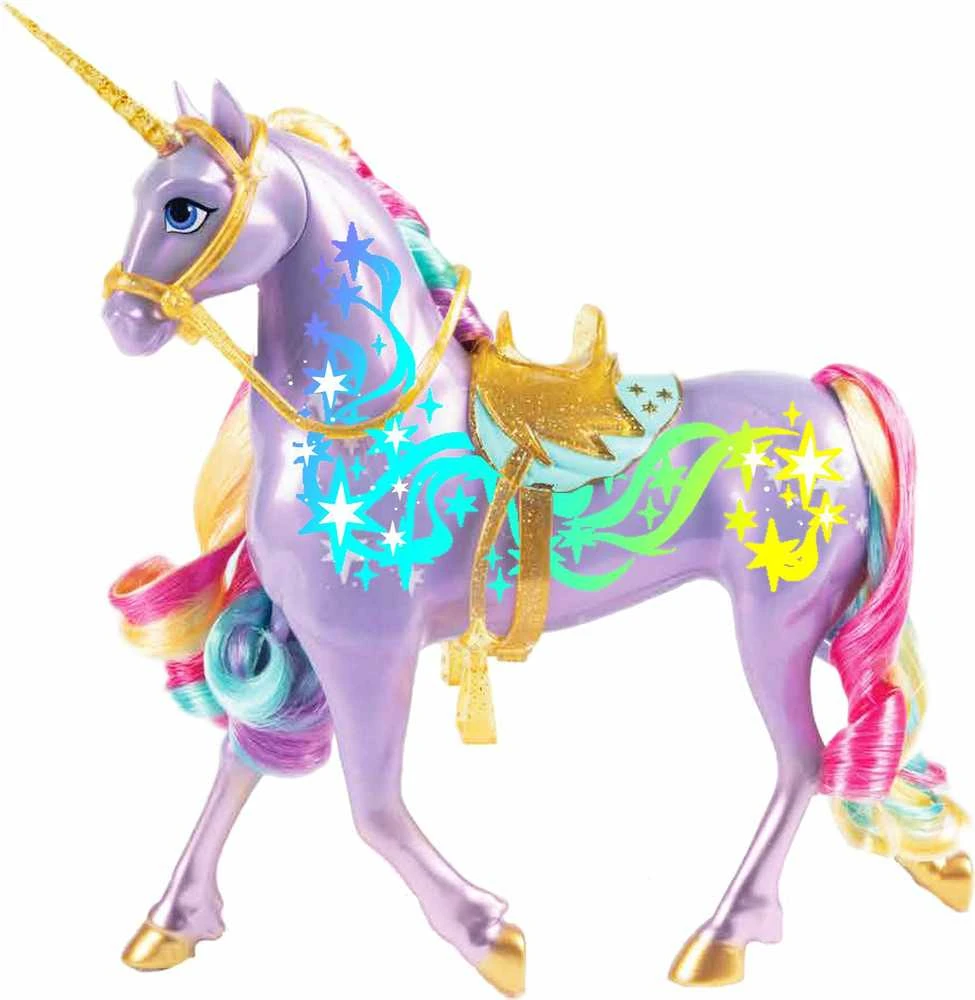 Unicorn Academy Rainbow Light-up Wildstar Vienaragis, 28 cm