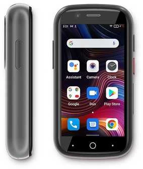 Unihertz Jelly 2E telefonas, 64/4 GB, sidabrinis (2025)