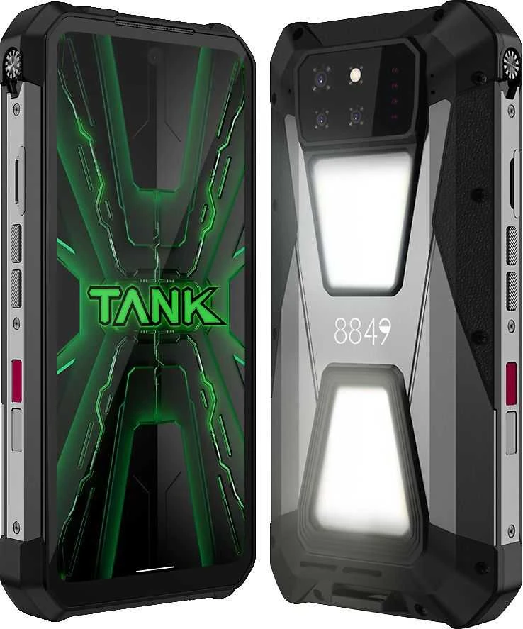 Išmanusis telefonas Unihertz Unihertz Tank 3S, 5G, 256/12 GB, spalva: juoda/pilka