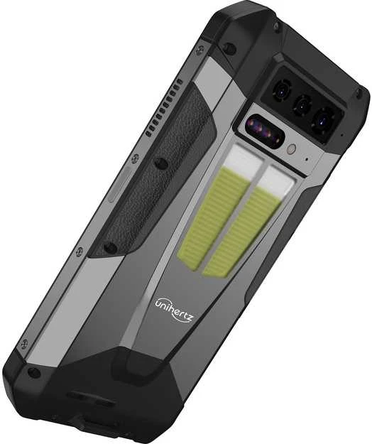 Unihertz Tank 4 puhelin, 512/12 Gt, musta