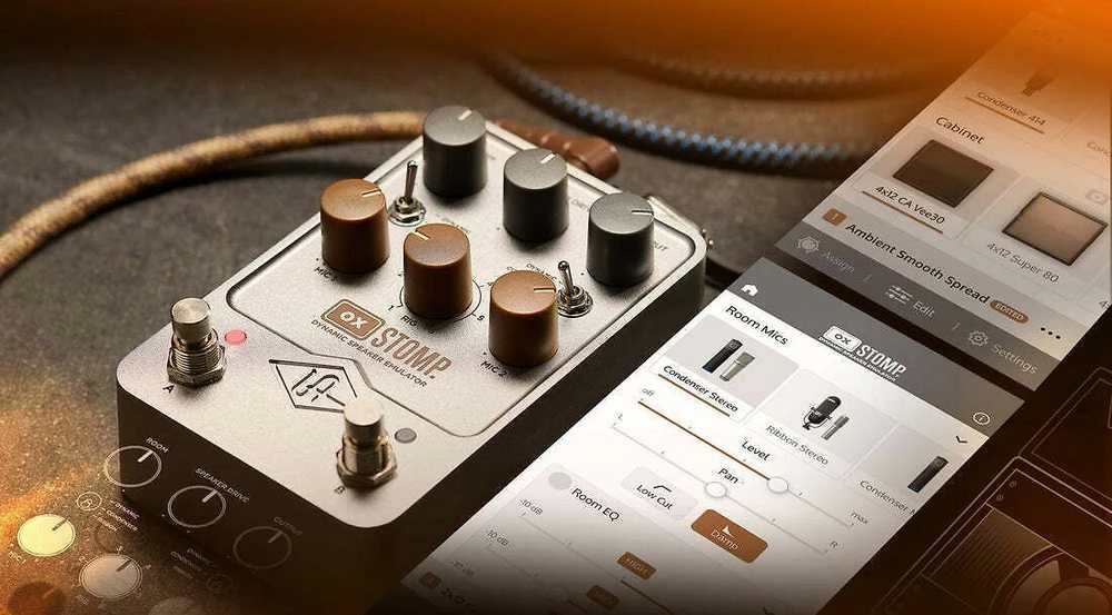 Universal Audio UA – UAFX OX Stomp dinaminio garsiakalbio emuliatorius