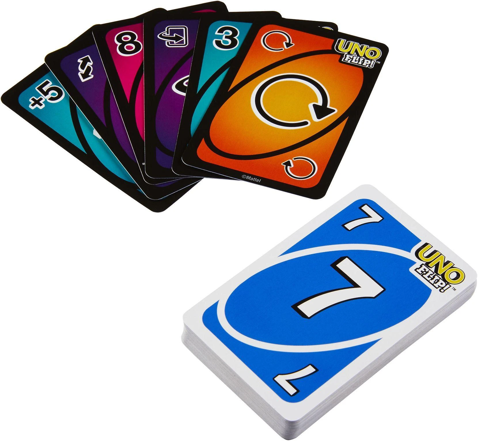 Mattel UNO žaidimas su dvipusėmis kortomis, GDR44