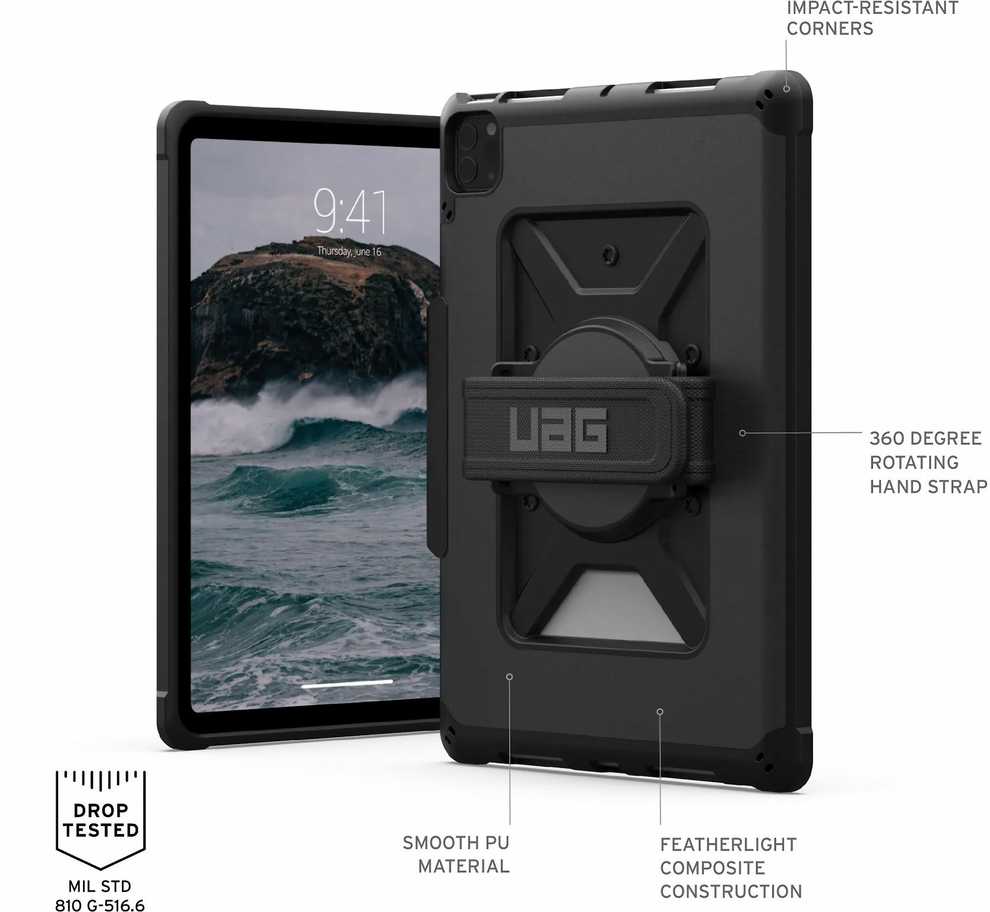 Urban Armor Gear UAG Metropolis, juodas - iPad Pro 11"