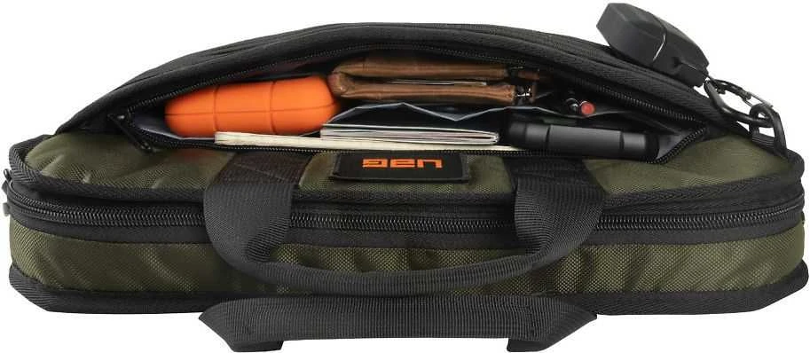 „Urban Armor Gear“ UAG plonas dėklas, skirtas iki 14 colių įrenginiams – alyvuogių spalvos
