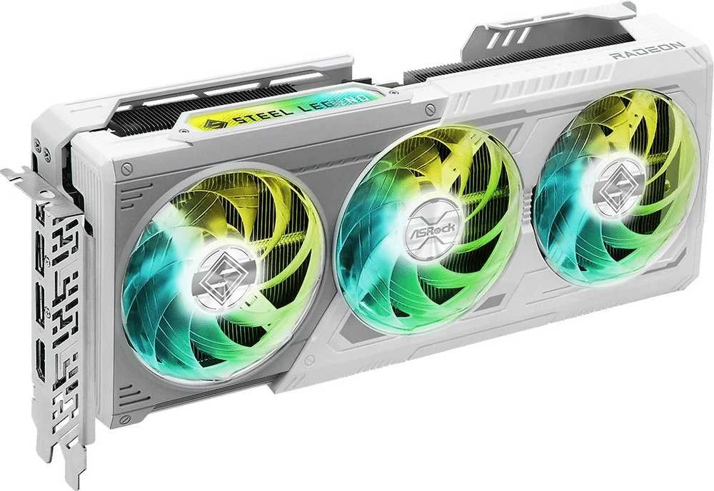 Vaizdo plokštė ASRock Radeon RX 9070 XT Steel Legend 16GB