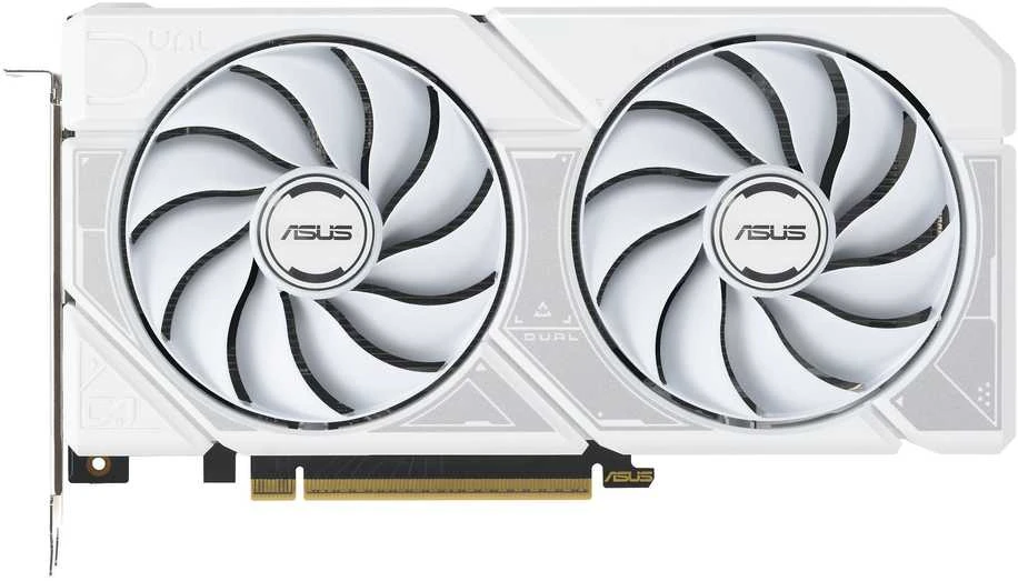Vaizdo plokštė Asus Dual GeForce RTX 5060 TI Baltas OC 8GB GDDR7 DLSS4 (DUAL-RTX5060TI-O8G-Baltas)