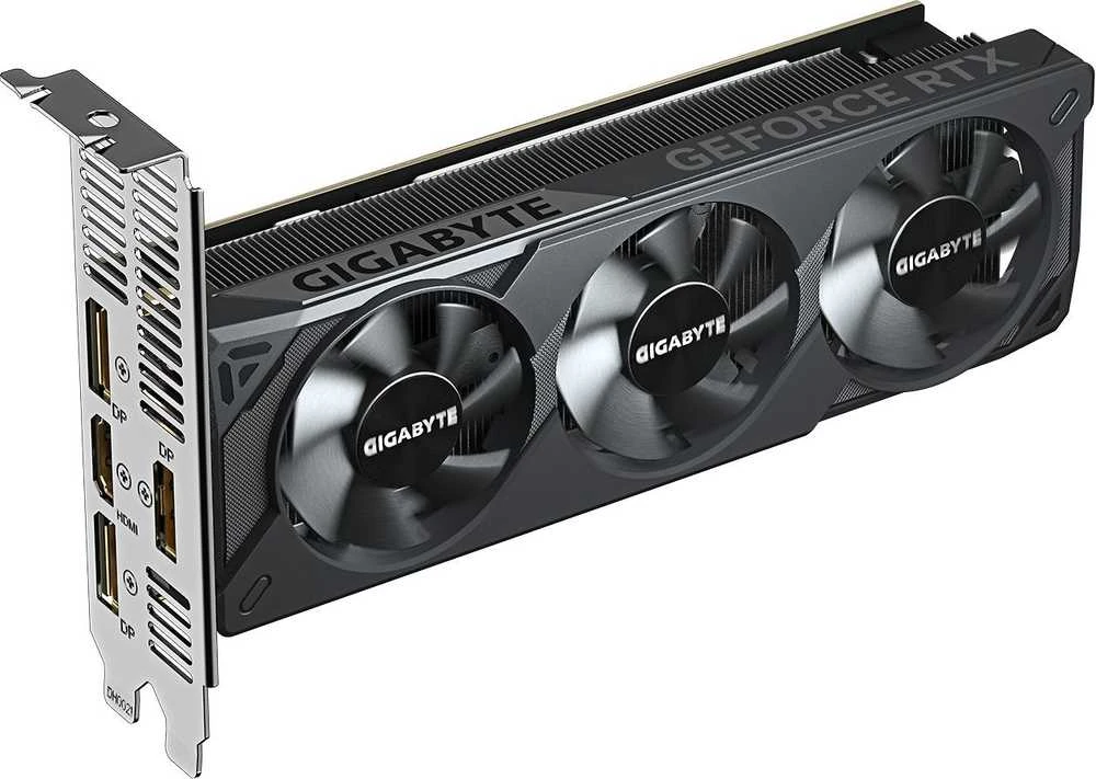 Vaizdo plokštė GIGABYTE GeForce RTX 5060 OC Low Profile 8G Grafikos plokštė - 8GB GDDR7, 128bit, PCI-E 5.0, 2512 MHz Core Clock, 3 x DisplayPort, 1 x HDMI, GV-N5060OC-8GL