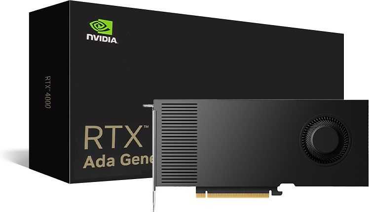 Vaizdo plokštė NVIDIA RTX 4000 Ada Generation 20GB GDDR6 (900-5G190-2270-000)