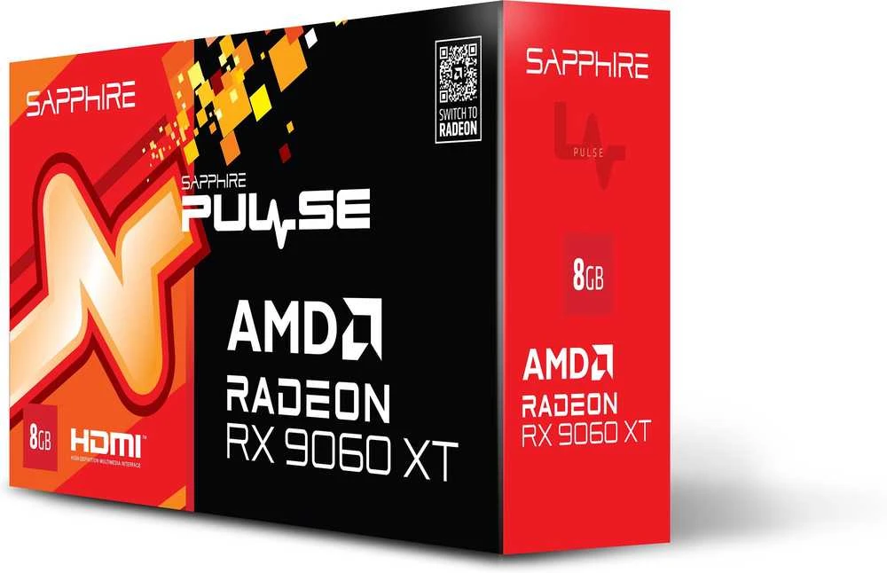 Vaizdo plokštė SAPPHIRE RX 9060 XT GAMING 8GB