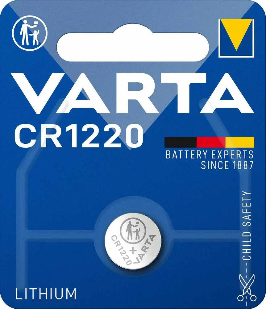 Varta Electronics CR1220 3V 35mAh elementas 6220, 1 vnt.