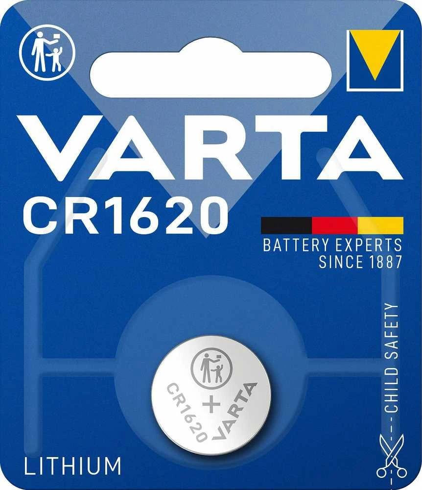 Varta Electronics CR1620 3V 70mAh elementas 6620, 1 vnt.