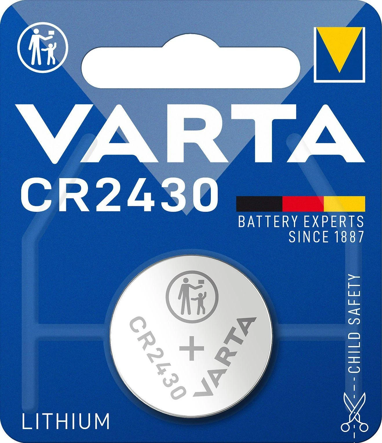 Varta Electronics CR2430 3V 290mAh elementas 6430, 1 vnt.