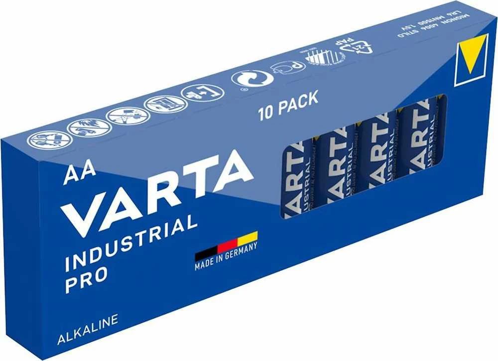 Varta Industrial Pro AA baterijos, 10 vnt. dėžutė