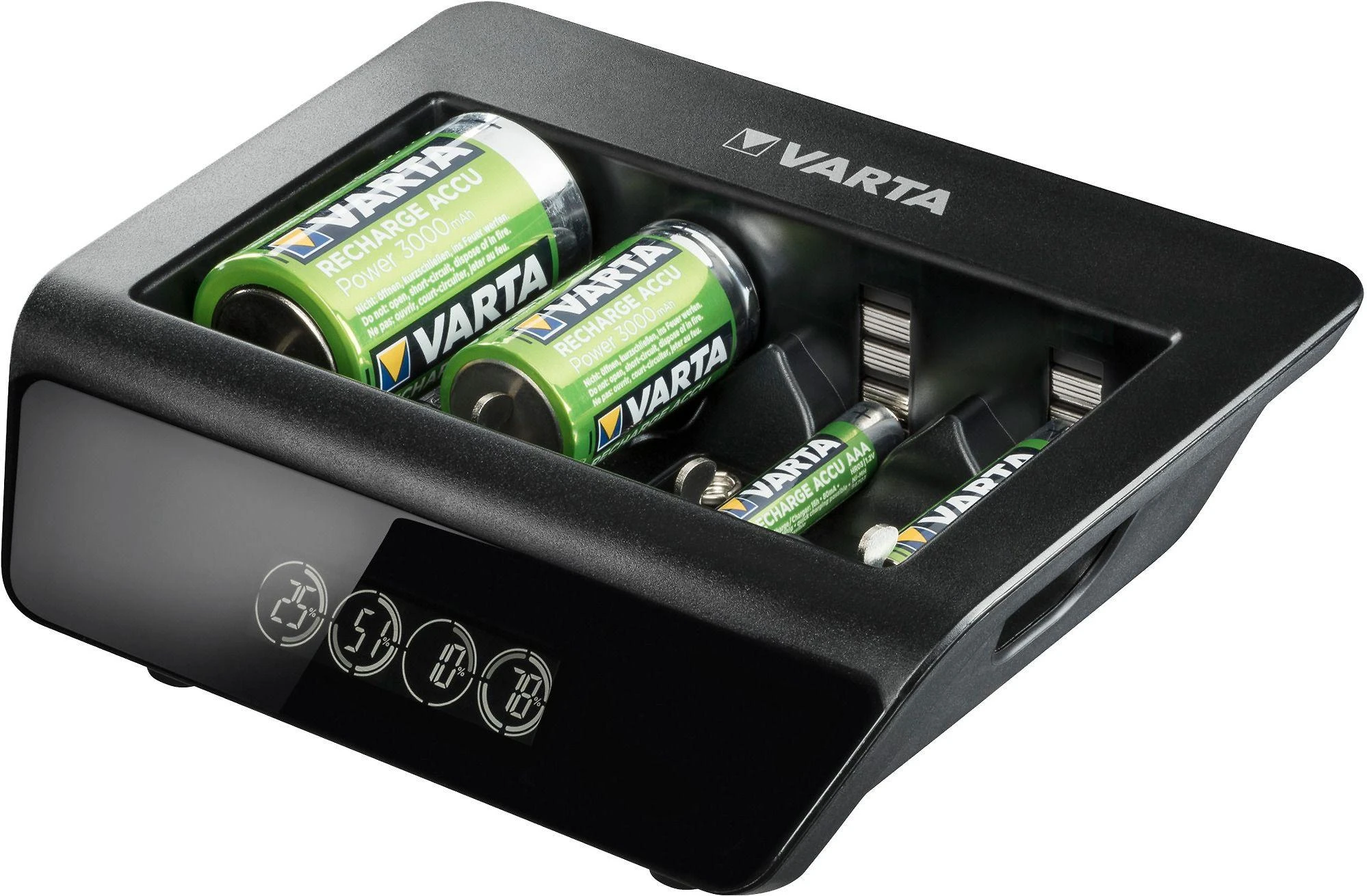 Varta AAA/AA/C/D/9V elementų kroviklis LCD Universal Charger Plus 57688