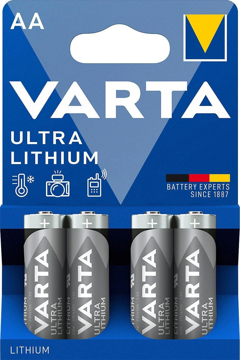 Varta ULTRA Lithium AA Vienkartinė baterija Litis