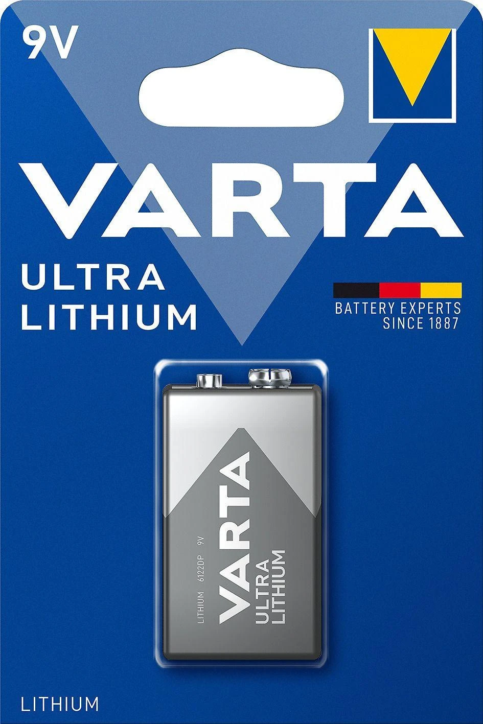 Varta ULTRA Lithium 9 V Vienkartinė baterija 9V Litis