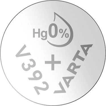 Varta sagos formos elementas V392 didelės srovės 1,55 V 38 mAh, 1 lizdinė plokštelė