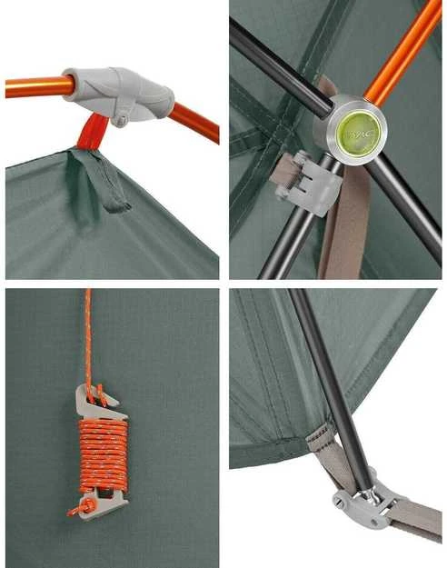 Vaude Allround Chapel XT 3P teltta, agave