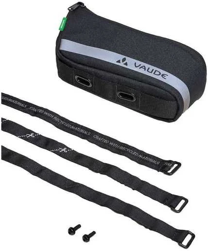 Vaude Top Tube Phone Bag, pyörän laukku puhelimelle ja tarvikkeille, musta