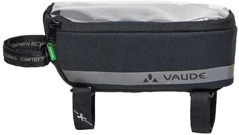 Vaude Top Tube Phone Bag, pyörän laukku puhelimelle ja tarvikkeille, musta