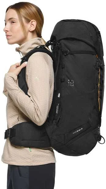 Vaude Wo Avox 60 + 10 retkikunta- ja vaellusrinkka naisille, musta