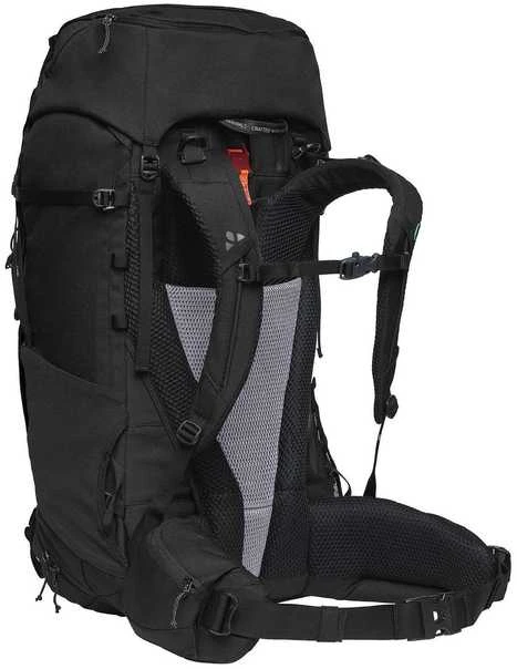 Vaude Wo Avox 60 + 10 retkikunta- ja vaellusrinkka naisille, musta