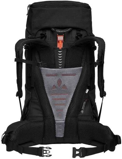 Vaude Wo Avox 60 + 10 retkikunta- ja vaellusrinkka naisille, musta