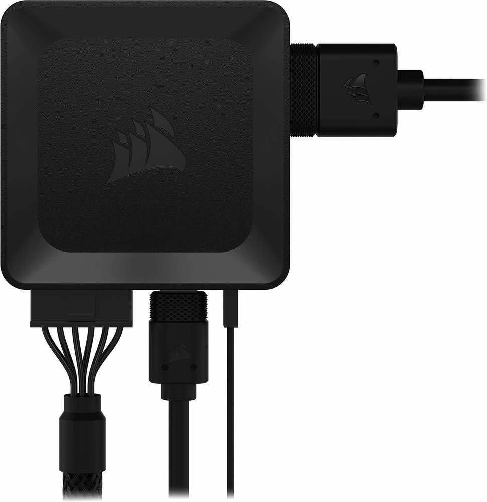 CORSAIR iCUE LINK System Hub automatically detects, synchronizes, and manages all your system cooling and RGB lighting by linking up to 14 devices, significantly reducing cabling complexity.