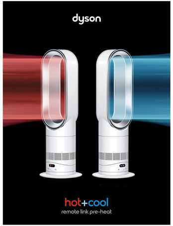 DYSON AM15 Hot + Cool HF1 EU Wh/Sv termoventiliatorius