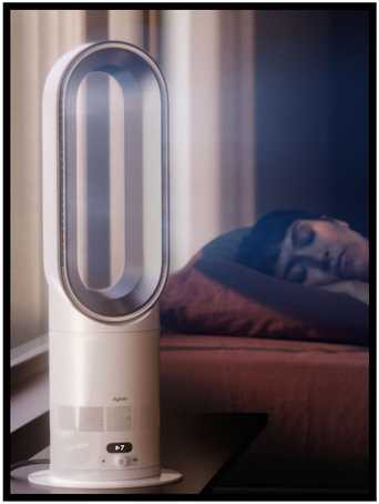 DYSON AM15 Hot + Cool HF1 EU Wh/Sv termoventiliatorius
