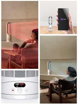 DYSON AM15 Hot + Cool HF1 EU Wh/Sv termoventiliatorius