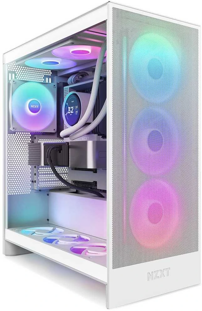 NZXT F420 RGB korpuso ventiliatorius, 420 mm, Uni-Frame - Baltas